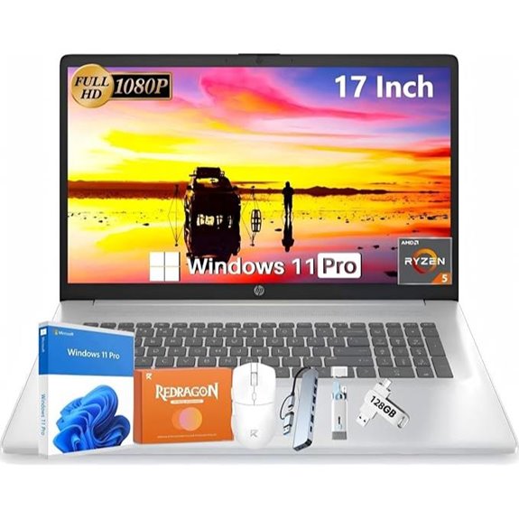 HP 17 Laptop Ryzen 5 32GB RAM 1TB SSD