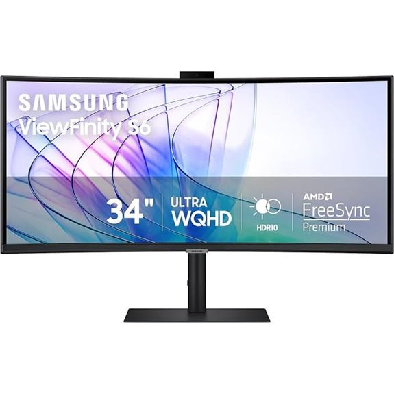 Samsung 34-Inch ViewFinity Curved Monitor with USB-C