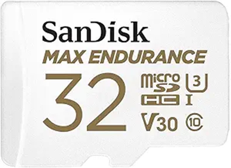 SanDisk 32GB Endurance MicroSDHC Card with Adapter