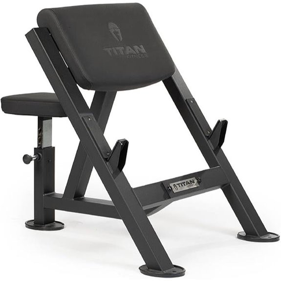 seated preacher curl bench