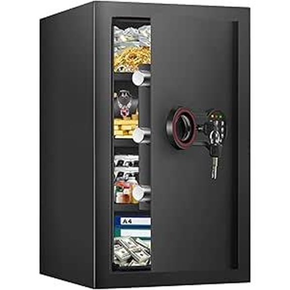 Large Safe Box with LED Light and Digital Lock