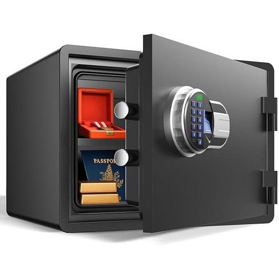 Fireproof Waterproof Biometric Safe with Fingerprint Lock