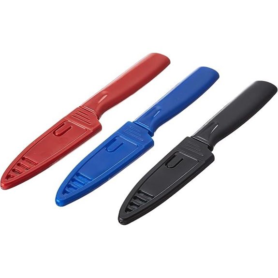 Mercer 4-Inch Non-Stick Paring Knives (3 Pack)