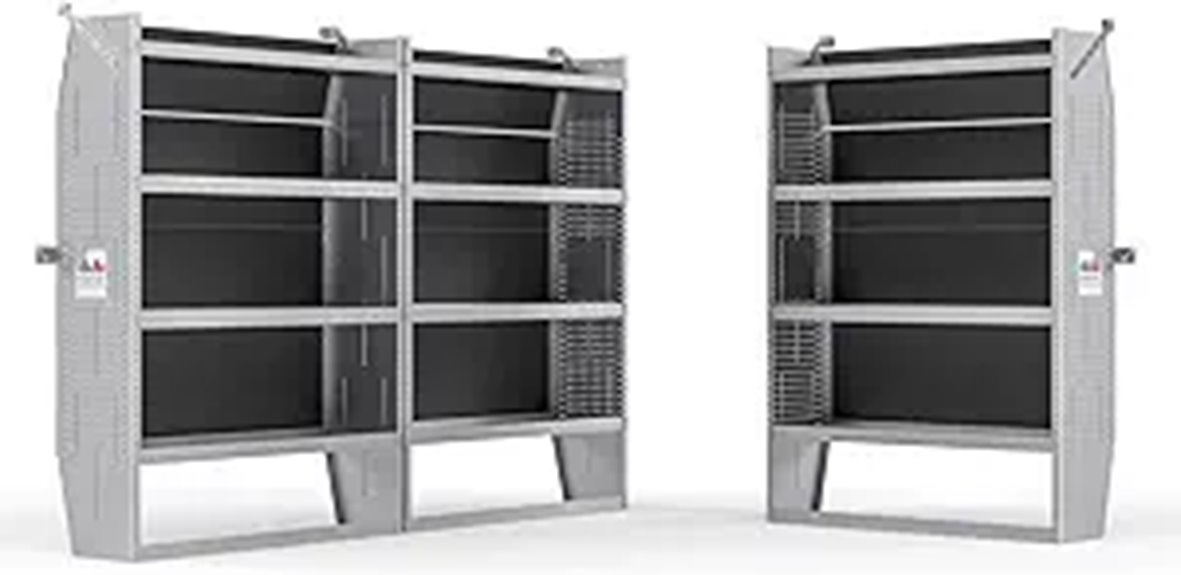 AA Products Van Shelving Storage System (Set of 3)