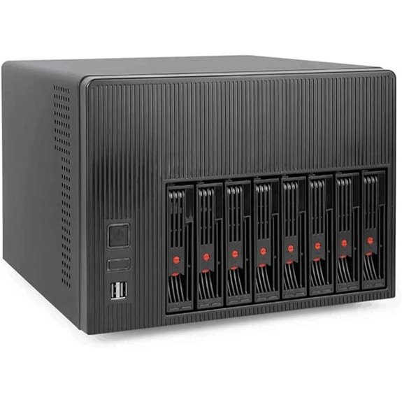K7 8-Bay NAS Case with Fans and Trays