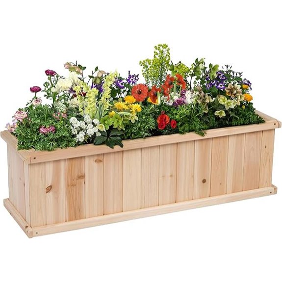 Shine Company Cedar Raised Garden Bed (40)