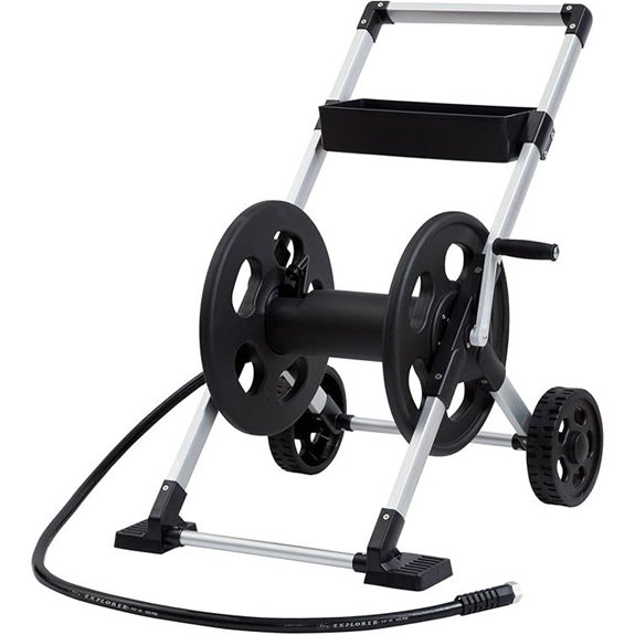 Liberty Garden 304 Explorer Hose Reel Cart Silver