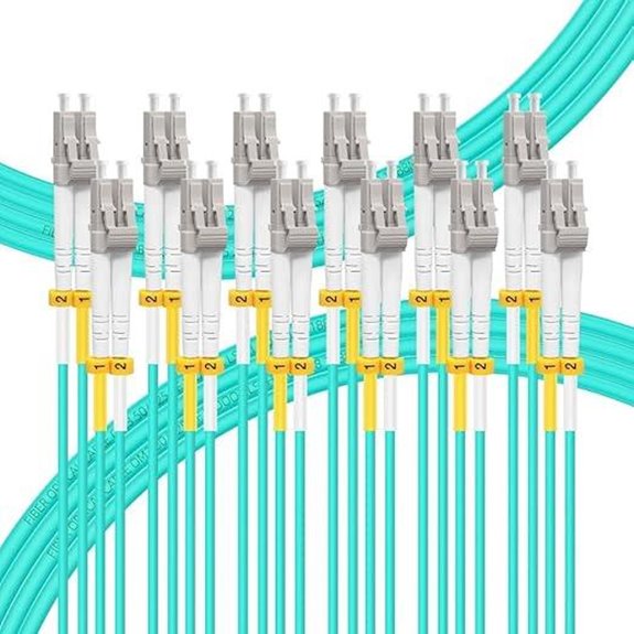 FLYPRO OM3 LC-LC Fiber Patch Cables (6-pack)