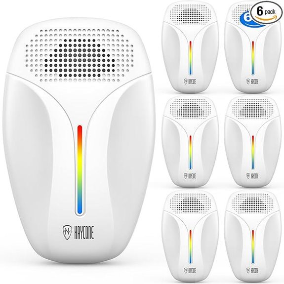 2024 Ultrasonic Pest Repeller 6-Pack 3 Modes