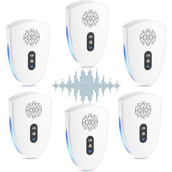 Ultrasonic Pest Repeller 6-Pack with 3 Modes