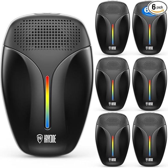 Ultrasonic Pest Repeller 6-Pack with 3 Modes