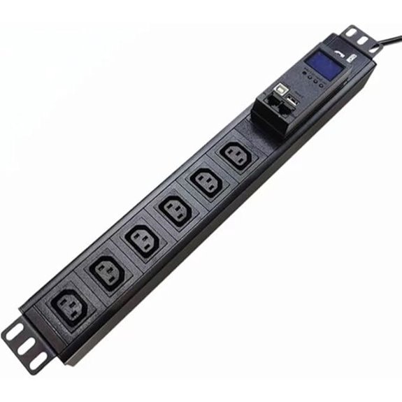 6-Port 1.5U Smart Rack Power Distribution Unit