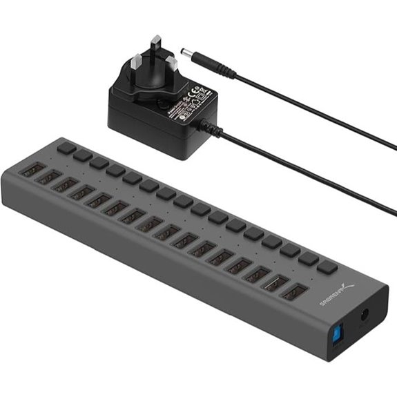 Sabrent 16-Port USB 3.0 Hub and Charger