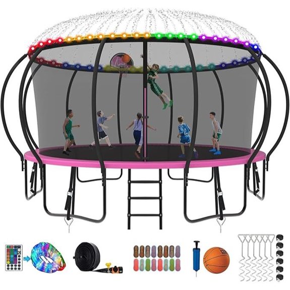 SkyUp 2025 Trampoline with Accessories for Kids and Adults