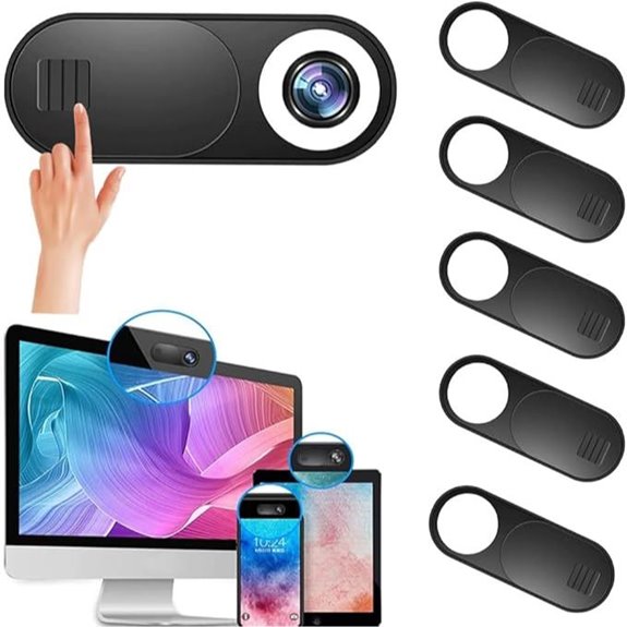 Ultra Thin Webcam Cover Slides (6 Pack)