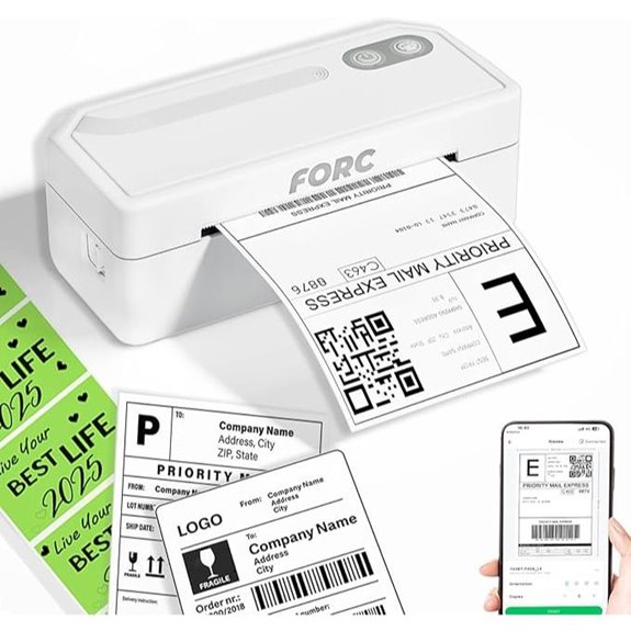 Forc 4x6 Thermal Label Printer for Small Business