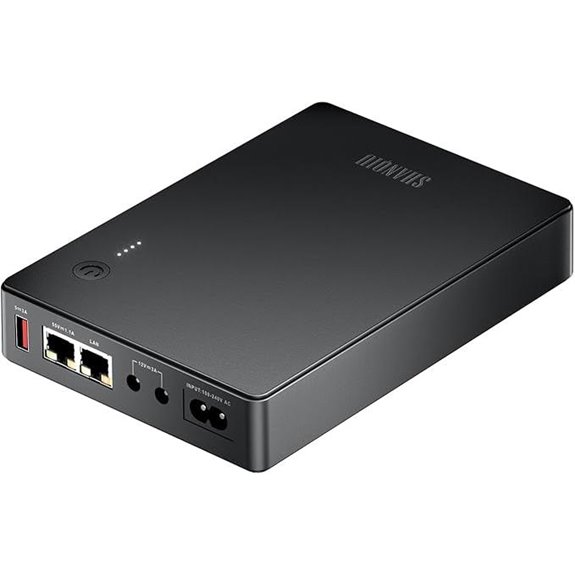 Mini UPS Battery Backup with Gigabit POE