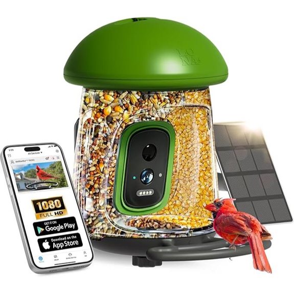 LONA Smart Bird Feeder with Camera and AI Identification