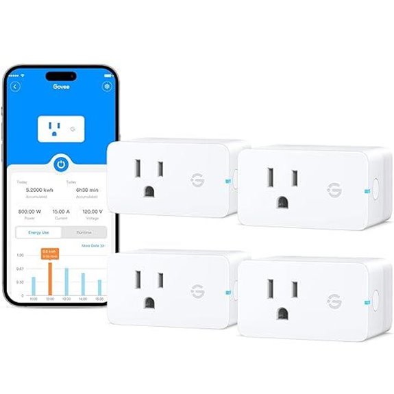 Govee Smart Plug with Energy Monitoring (4 Pack)