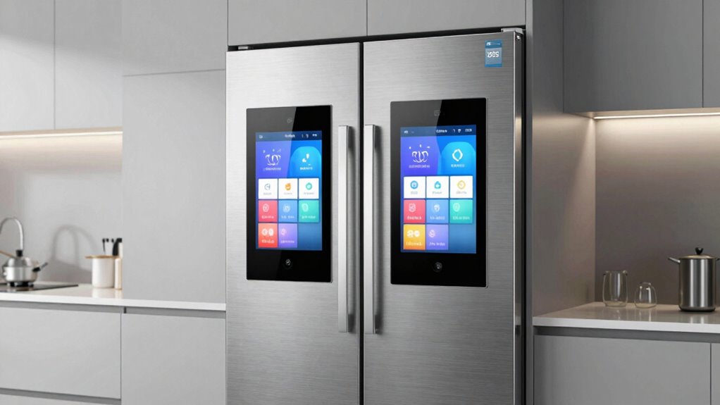 smart refrigerators with touchscreens
