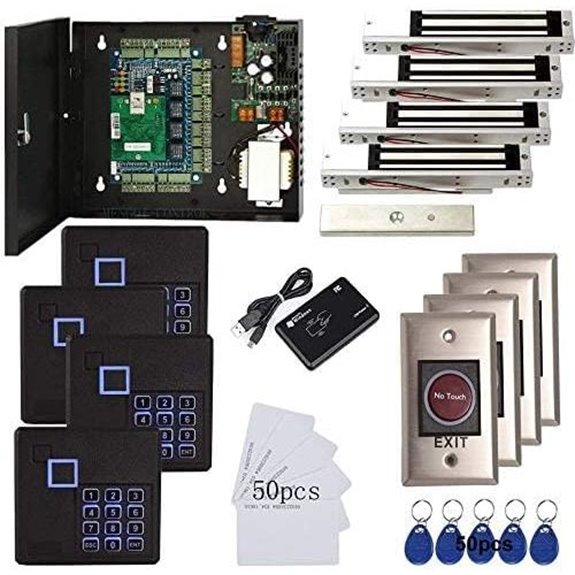 MENGQI-Control 4-Door RFID Access System with App