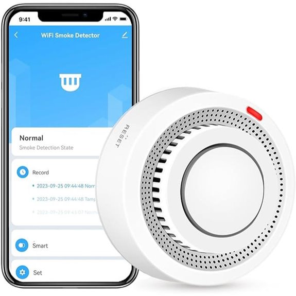 WiFi Smart Smoke Detector with App Alerts