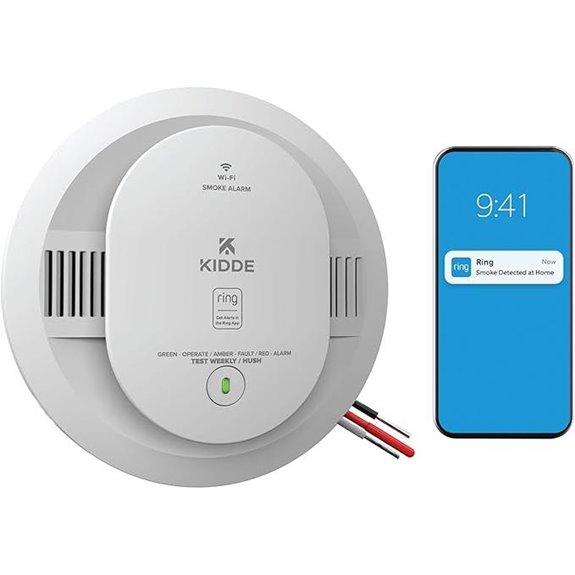 Kidde Smart Smoke Detector with Ring App Alerts