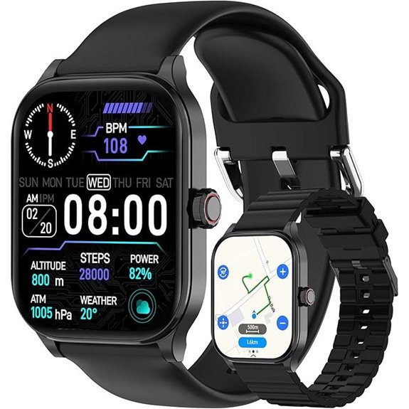 AI Smart Watch with GPS & Fitness Tracking