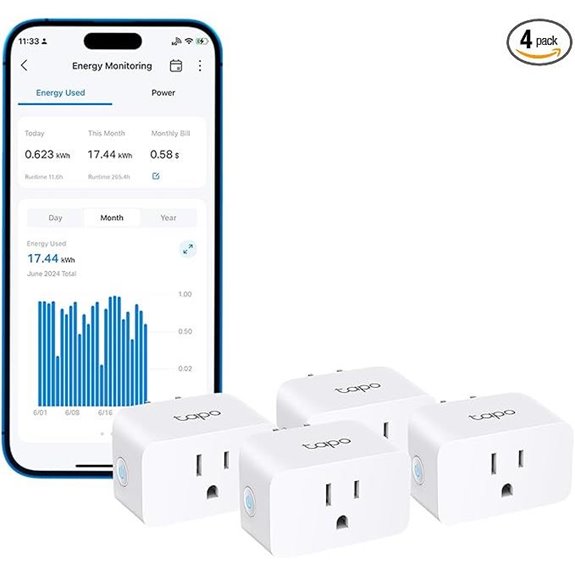 TP-Link Tapo Smart Wi-Fi Plug 4-Pack