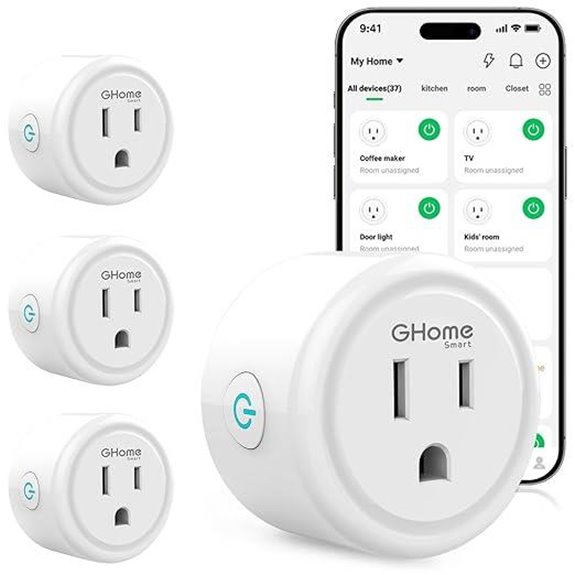 GHome WiFi Smart Plug with Alexa & Google Compatible