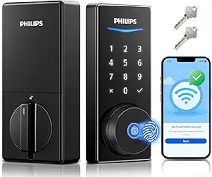 Philips WiFi Smart Lock with App & Touchscreen