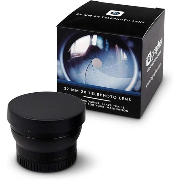 iOgrapher 37mm 2X Telephoto Lens for Smartphones