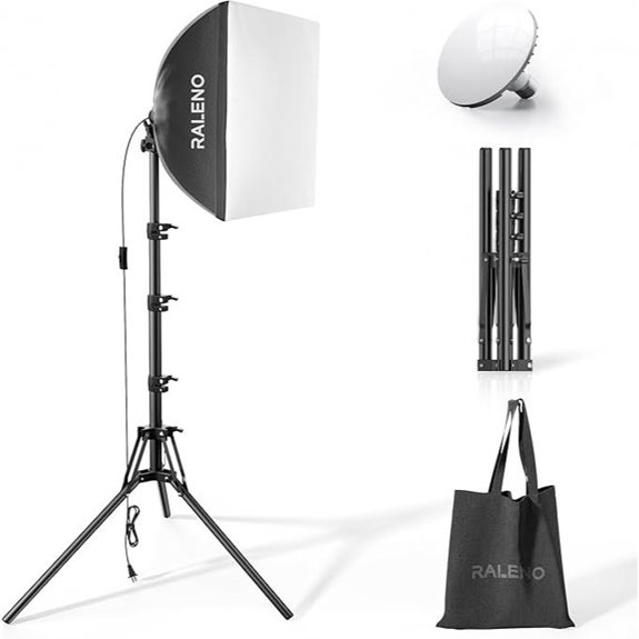 RALENO 16 Softbox Lighting Kit with LED Bulb
