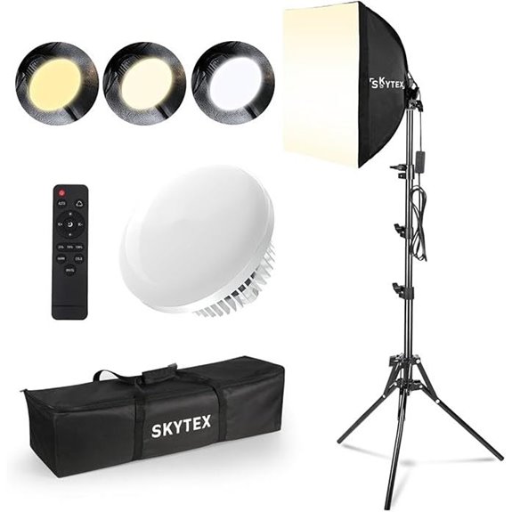 Skytex Softbox Lighting Kit with LED Bulb