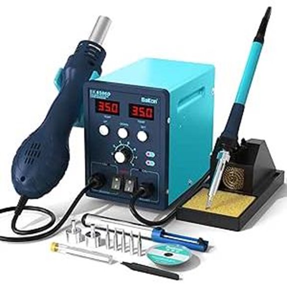 BK8586D Soldering & Hot Air Rework Station Kit