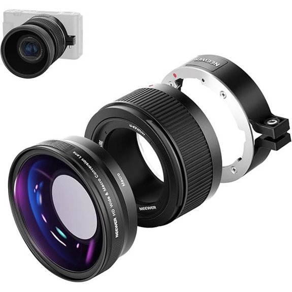 NEEWER Wide Angle & Macro Lens for Sony ZV1