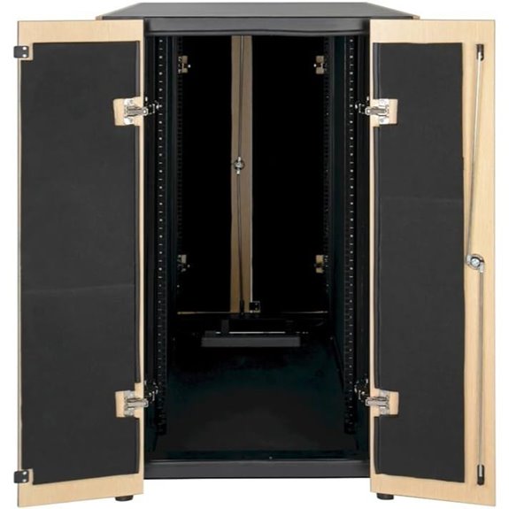 Tripp Lite 24U Soundproof Rack Enclosure Server Cabinet Quiet Acoustic