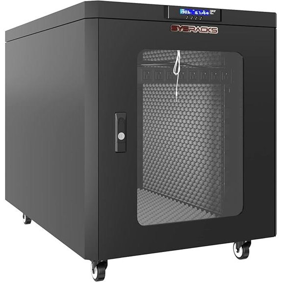 Sysracks Soundproof Server Rack with Noise Reduction