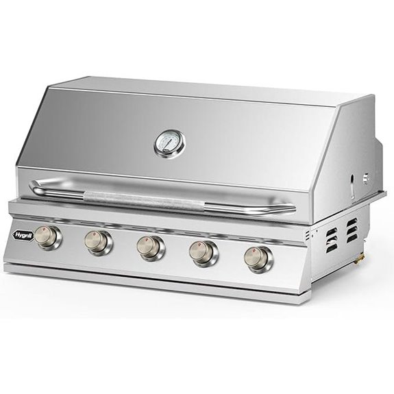 Hygrill 40-Inch Stainless Steel 5-Burner Grill