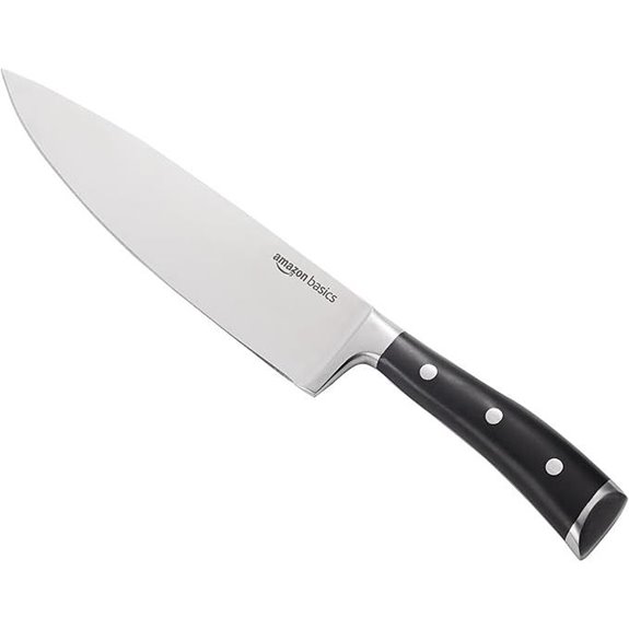 Amazon Basics Classic 8-Inch Stainless Steel Chef's Knife
