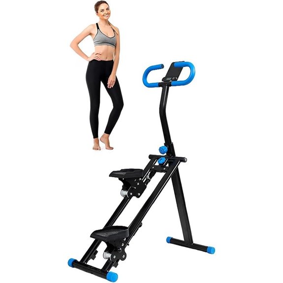 Vertical Climber Stair Stepper with Handlebar