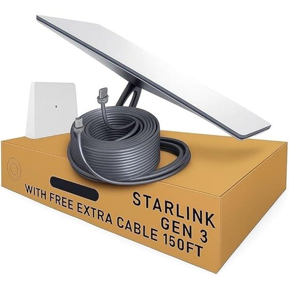 Starlink Gen 3 Kit with Satellite Dish and Wi-Fi 6 Router