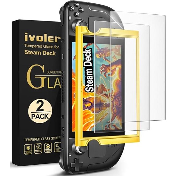 ivoler 2-Pack Steam Deck Anti-Glare Screen Protector