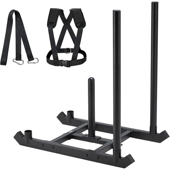 TEDEUM Steel Weight Training Pull Sled for Athletics