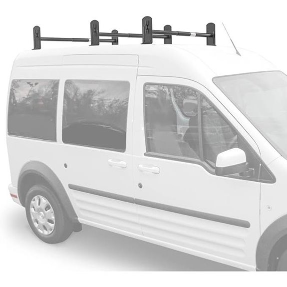 AA-Racks DX36 Steel Roof Ladder Rack for Transit Connect