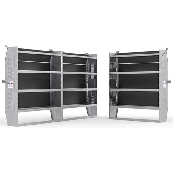 AA Products Steel Van Shelving Set (3 Units)