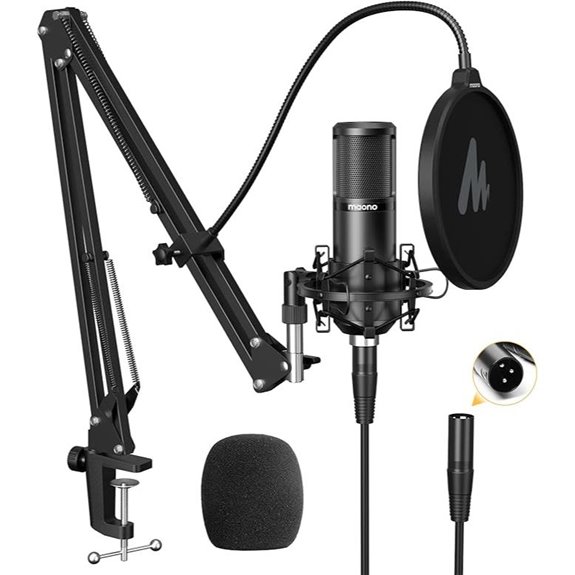 MAONO XLR Condenser Microphone for Studio Recording