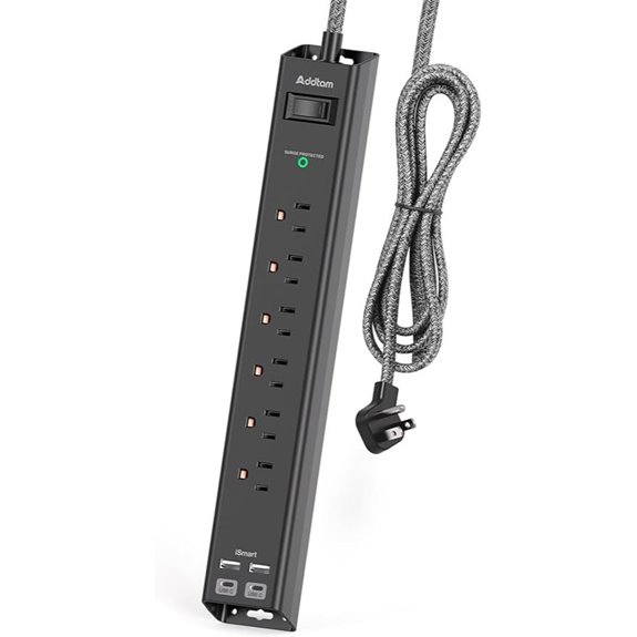 Extension Cord Surge Protector with USB Outlets