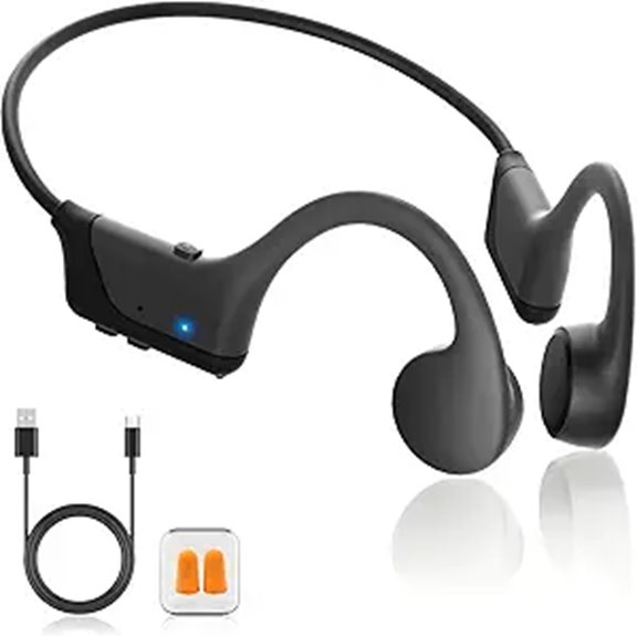 Bluetooth Bone Conduction Headphones Sweatproof 10H Play