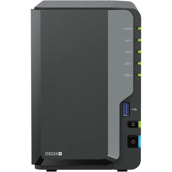 Synology DS224+ 12TB 2-Bay NAS Bundle